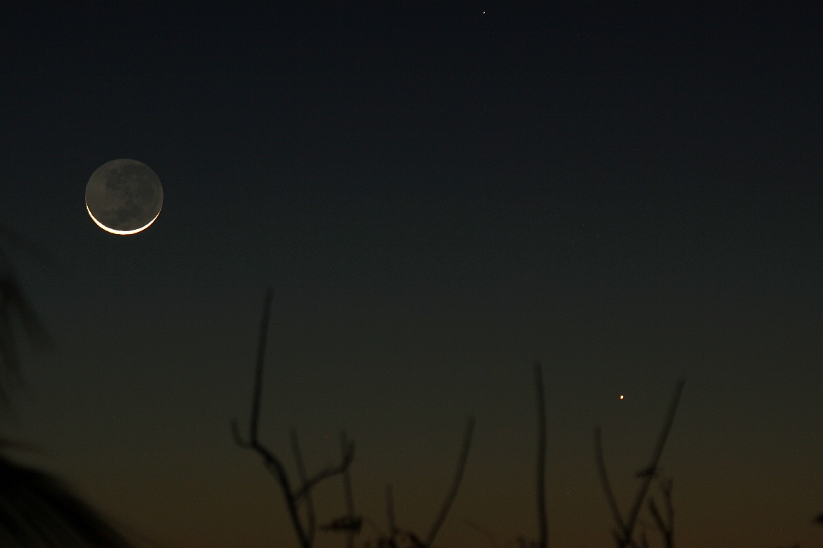 Mond am Tag nach der SOFI 2010