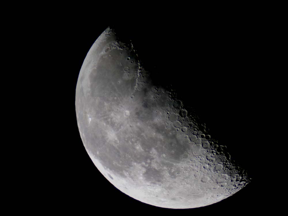 Mond bei 3000 mm Brennweite