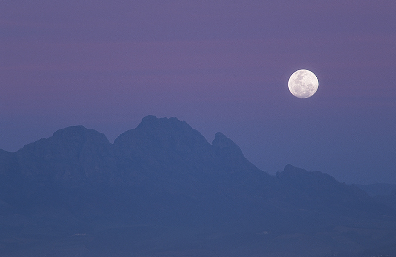 Mond bei Capetown