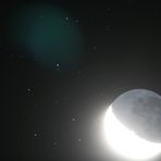 Mond bei den Plejaden 12.03.08 19:30