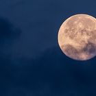 Mond, bei Ritzmannsdorf am Morgen kurz vor 6
