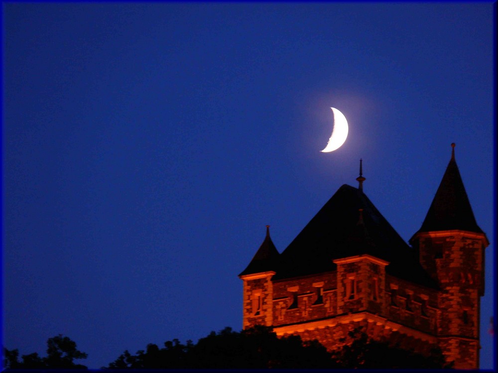 Mond Burg Burg Mond