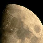 Mond (Digiscoping)= Kamera hinter Spektiv