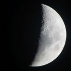 Mond durch den ED 80/600 Refraktor