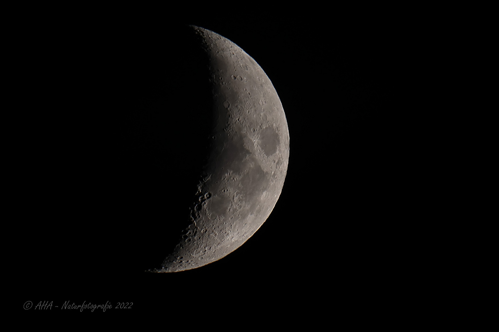 Mond gestern Abend: 32,9% zunehmend