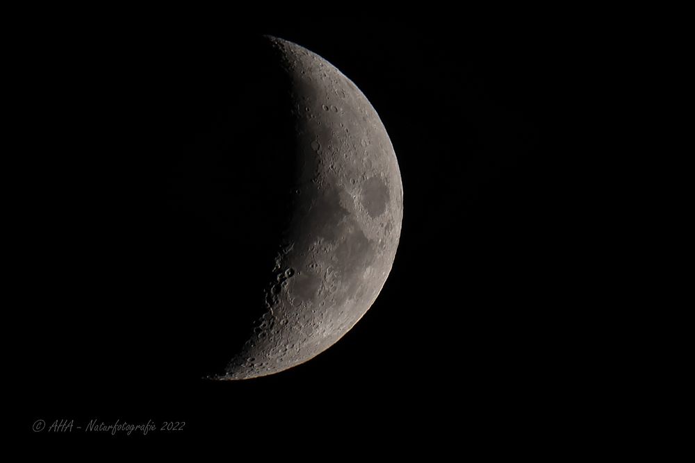 Mond gestern Abend: 32,9% zunehmend