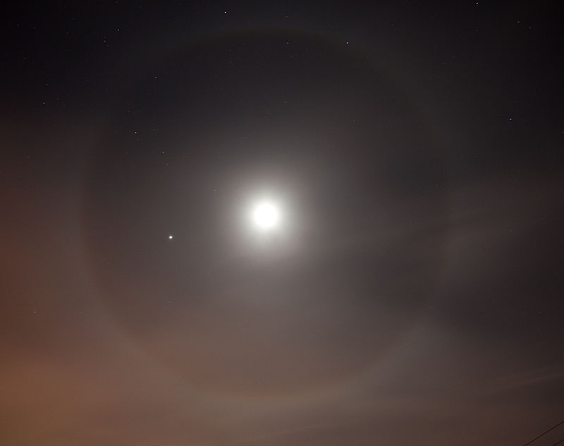 Mond - Halo - Niederrhein