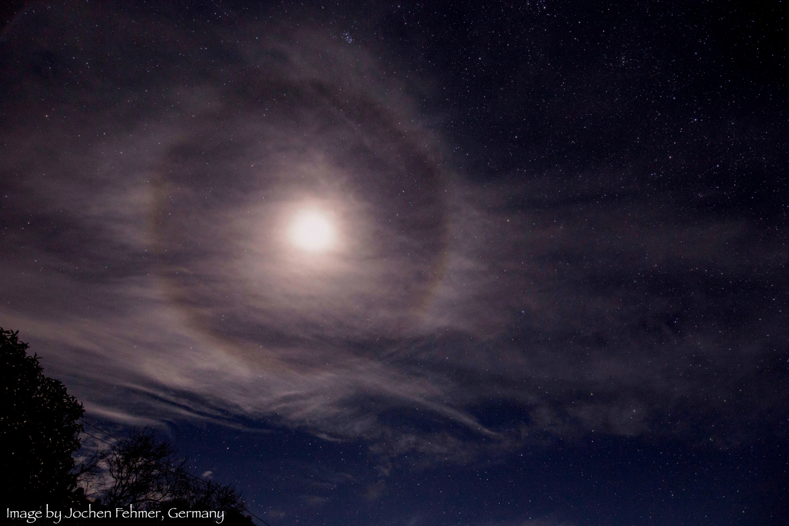 Mond Halo über La Palma