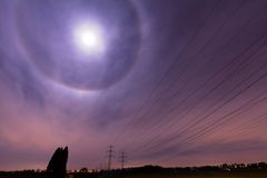 Mond-Halo über Solingen (1)