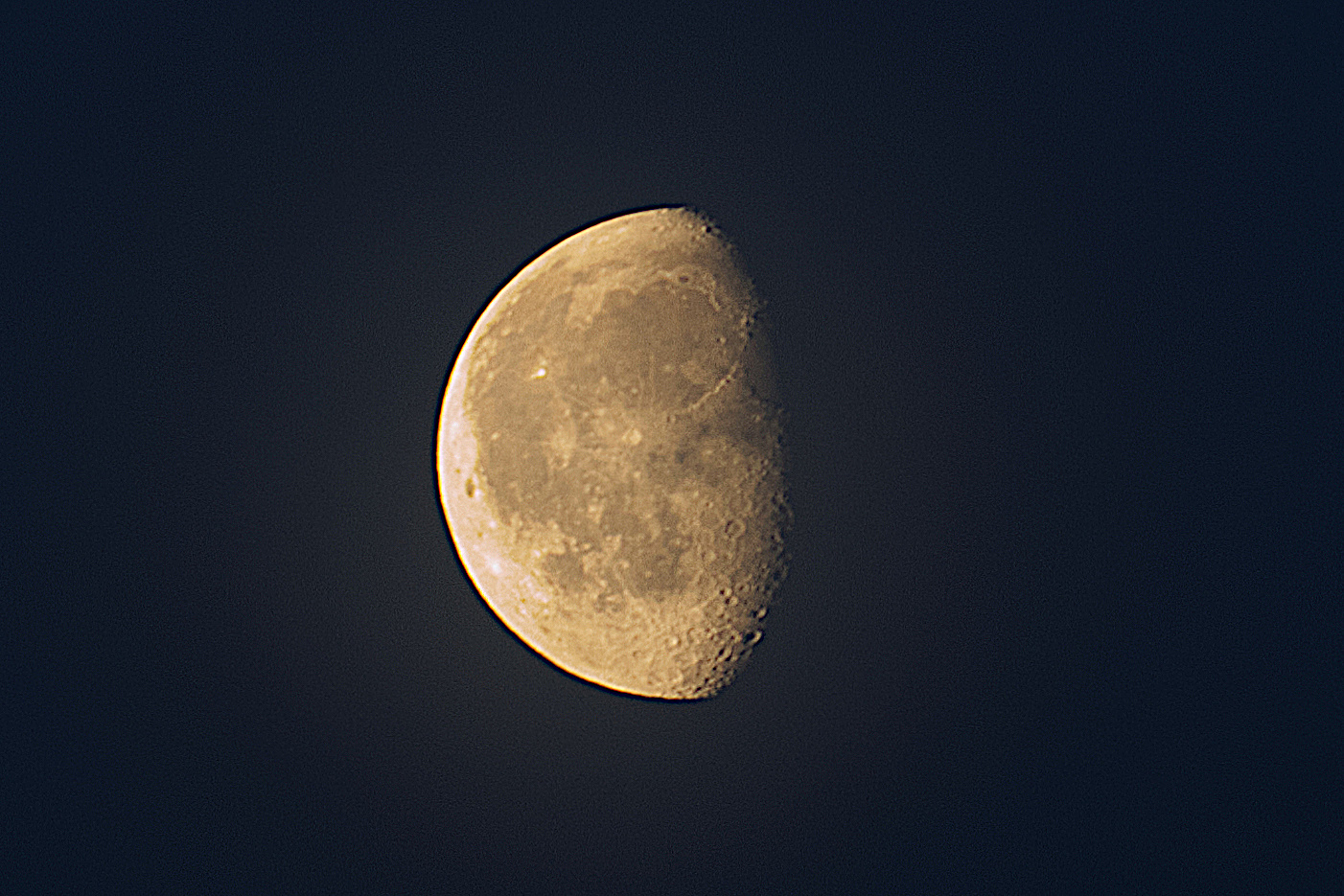 Mond heute um 6 Uhr