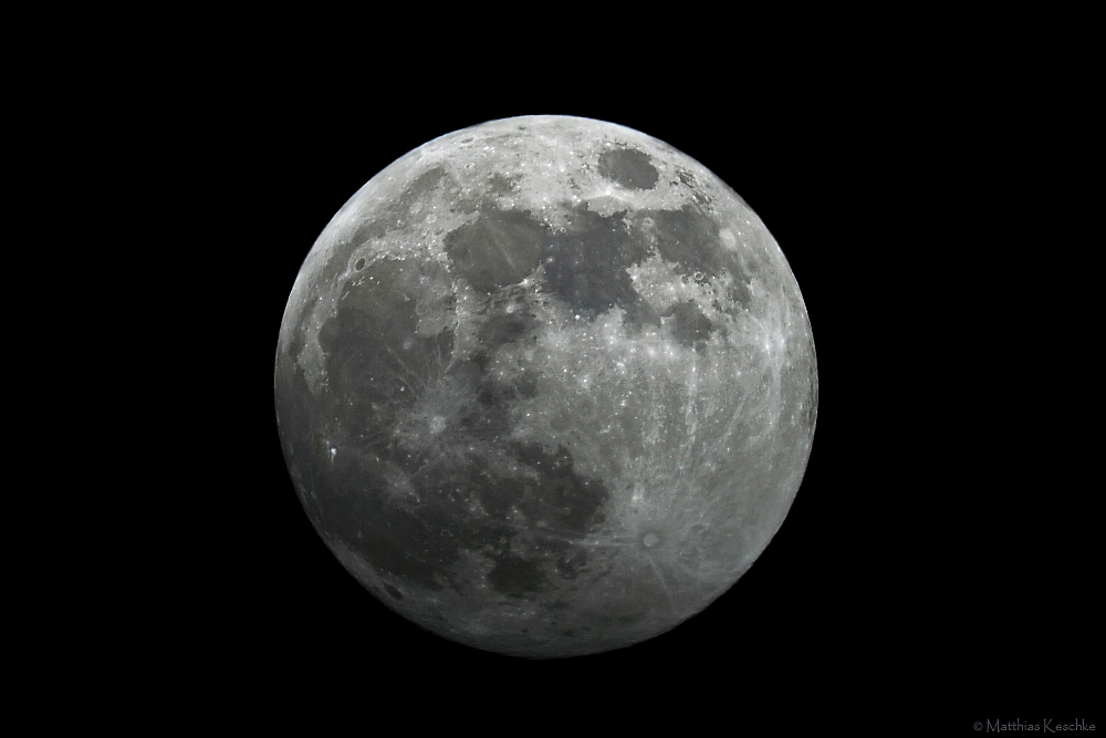 Mond im Perigäum - Januar 2009
