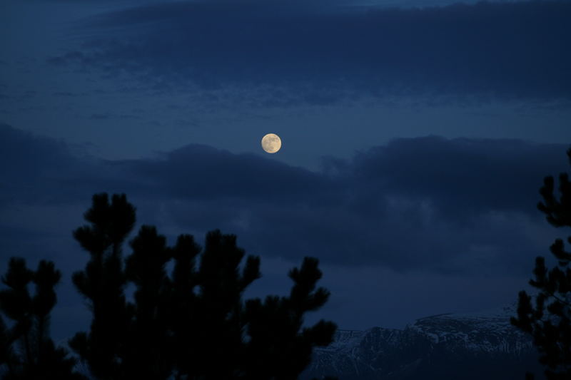 Mond in Norwegen