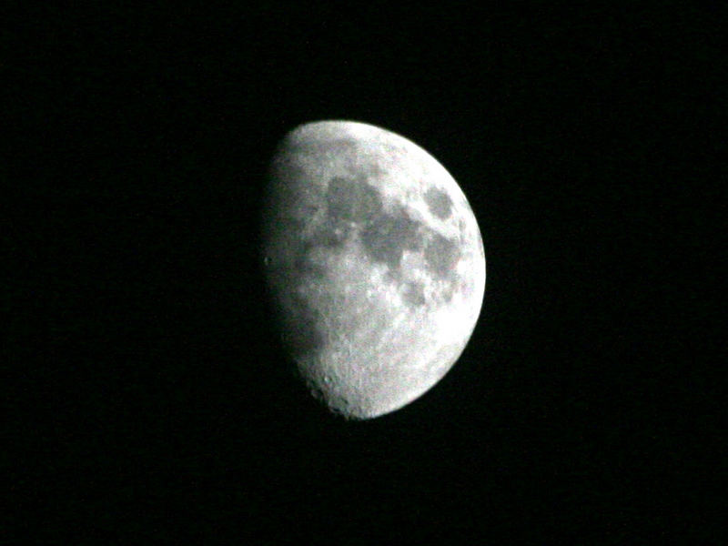 Mond in Unna - 10.12.05 - 17:10 Uhr