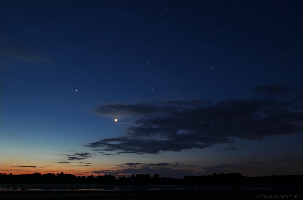 Mond-Jupiter-Venus