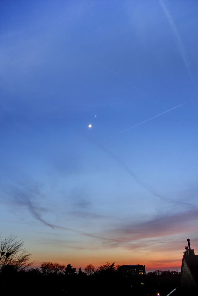 Mond - Jupiter - Venus