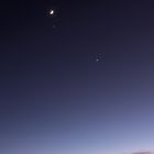 Mond, Jupiter, Venus