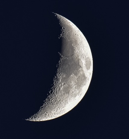 Mond mit 600mm Brennweite 