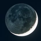 Mond mit Erdbeleuchtung