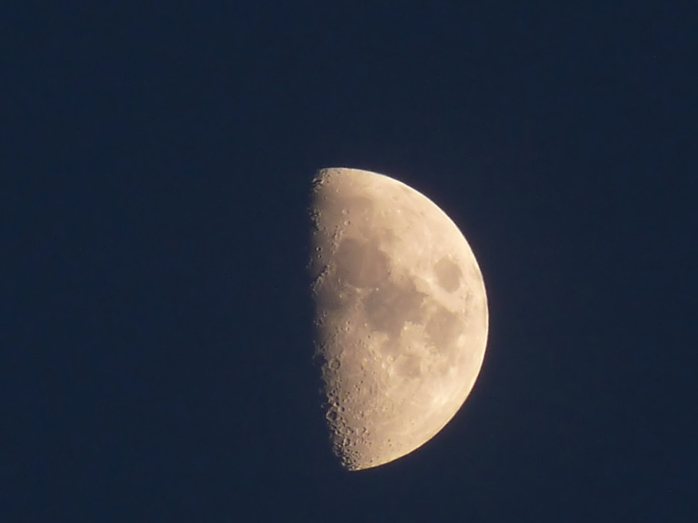 Mond mit Lumix FZ 28