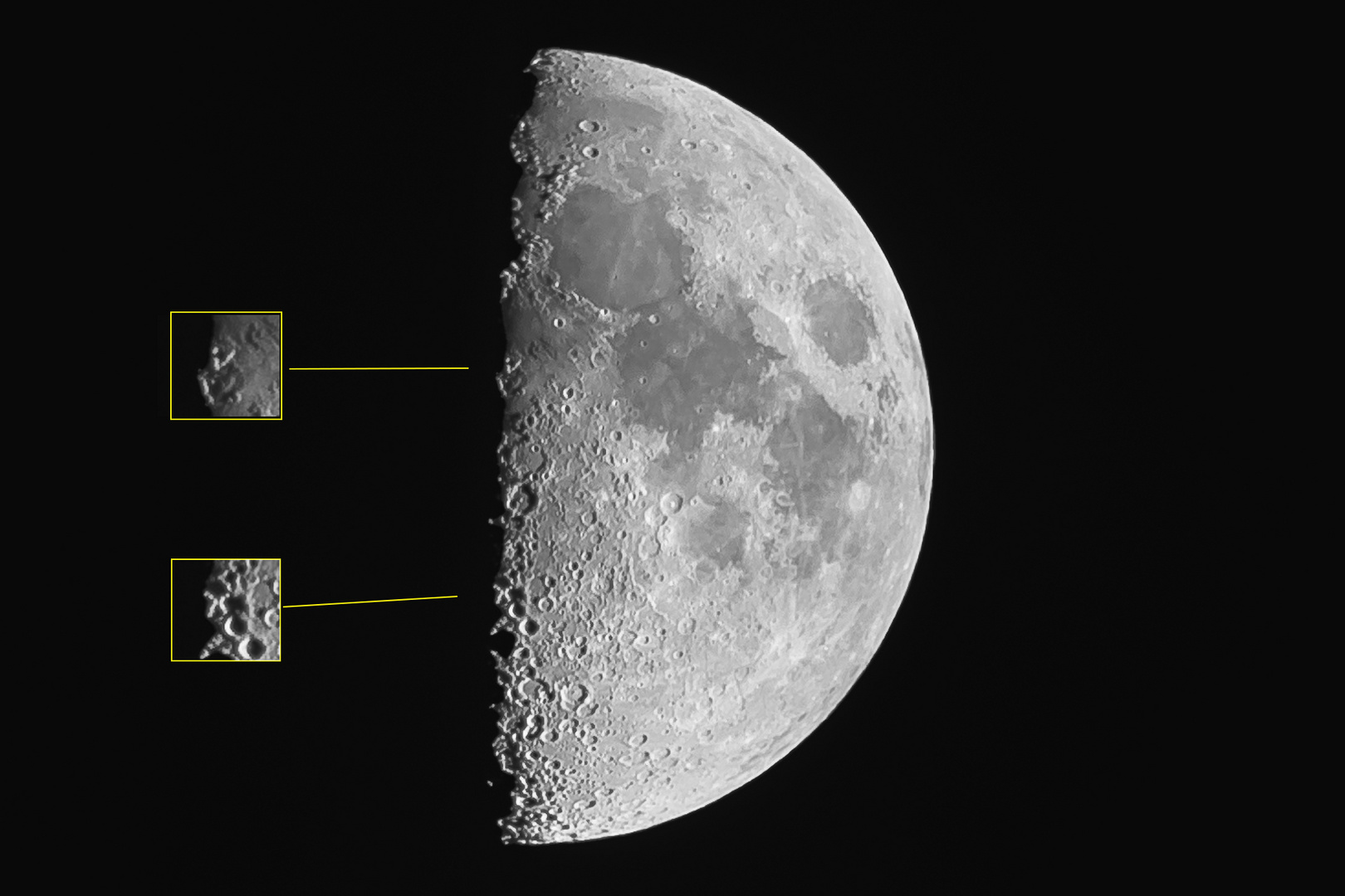 Mond mit Lunar V und Lunar X