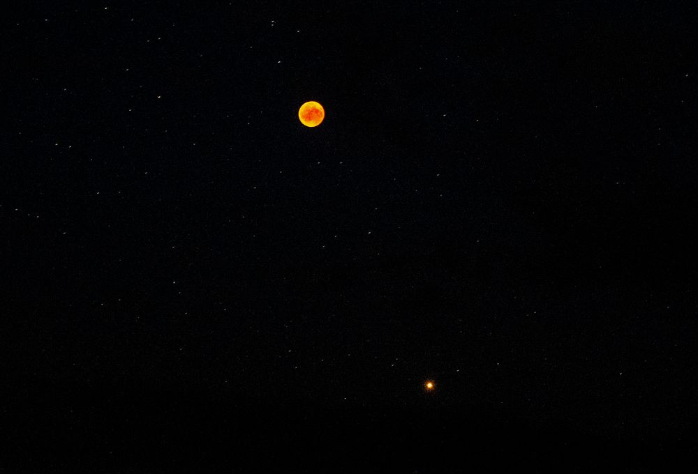 Mond mit Mars_2