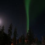 Mond mit Nordlichteffekt