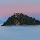 Mond mit Säntis...