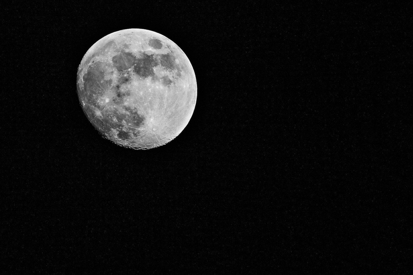 Mond mit Sternen Foto & Bild | mondaufnahmen, himmel & universum, nacht