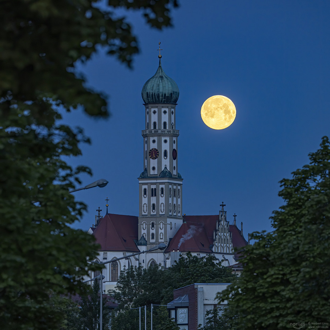 Mond mit St.Ulrich und Afra