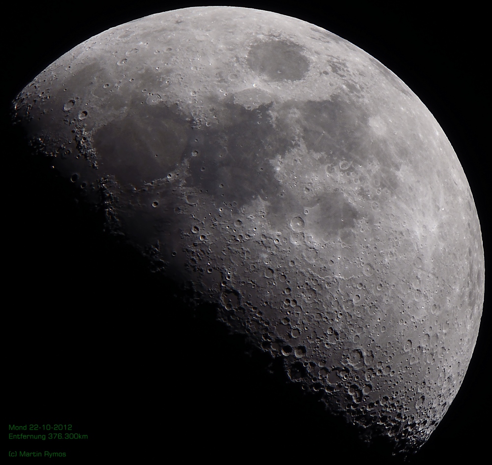 Mond mit Teleobjektiv II