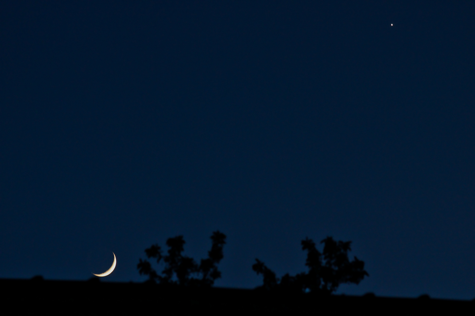 Mond mit Venus