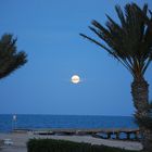 Mond mit Wolkenring