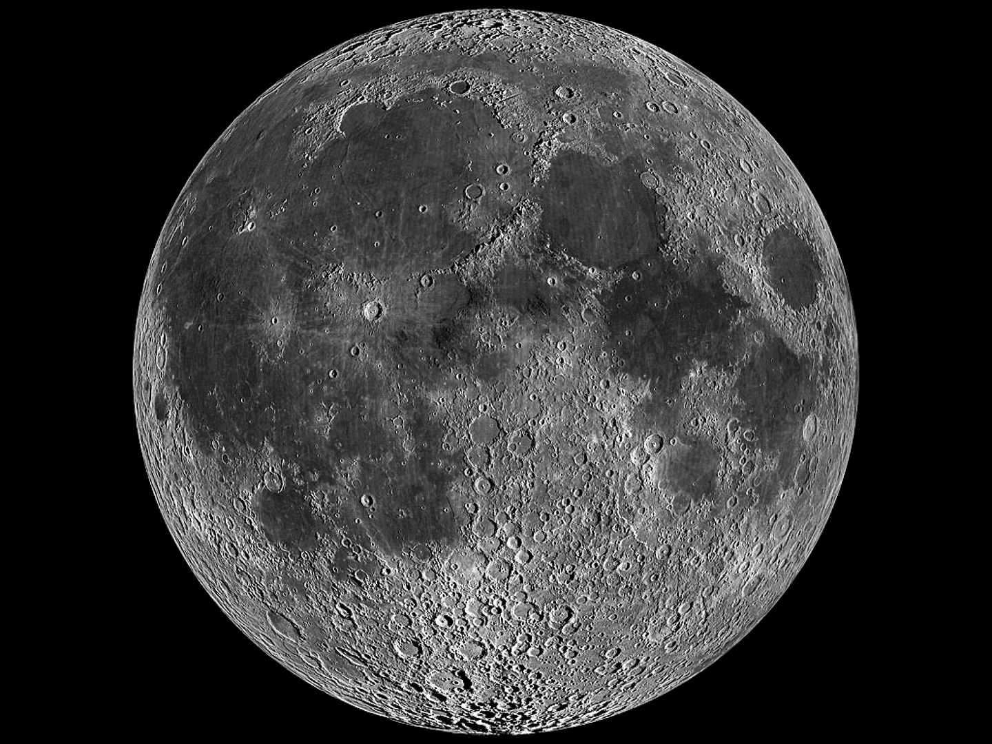 Mond Teleskopaufnahme