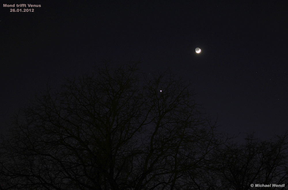 Mond trifft Venus (26.01.2012)