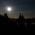 Mond über Aachen