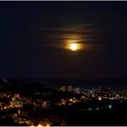 Mond über Antibes