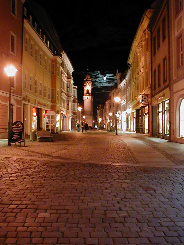 Mond über Bautzen