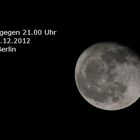 Mond über Berlin 30.12.12