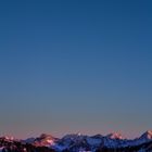 Mond über Berner Oberland