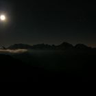 Mond über Bernina