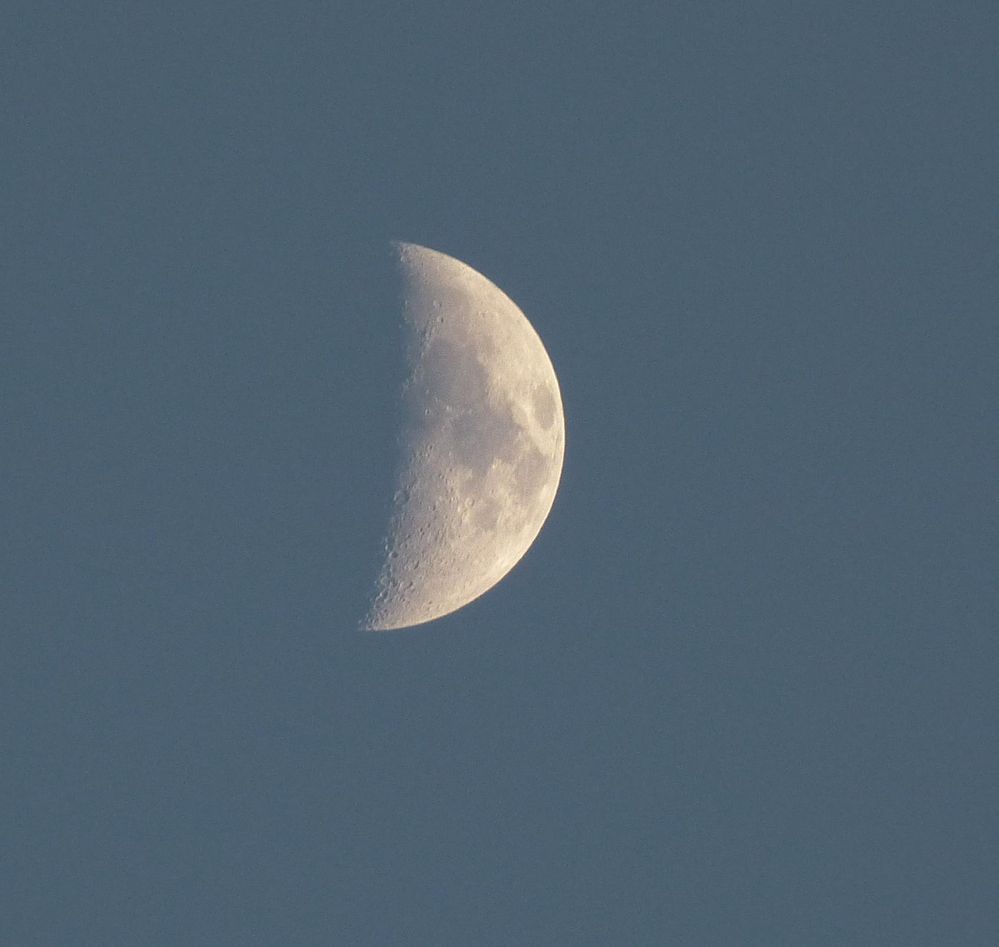 Mond über Chemnitz