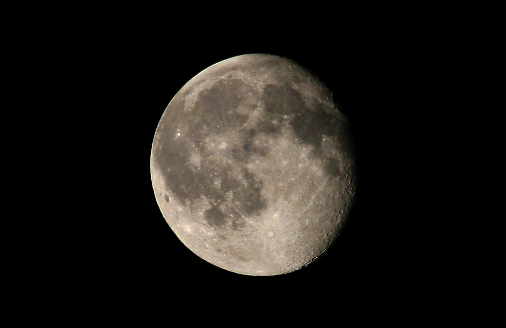 Mond über Dänemark