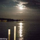 Mond über dem Bodensee