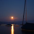 Mond über dem Bodensee