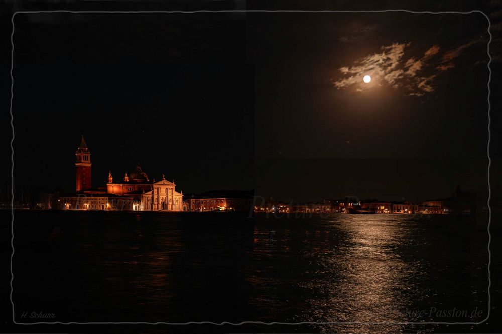 Mond über dem Kloster
