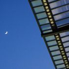 Mond über dem Rhein Energie Stadion Köln