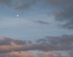 Mond über den Azoren