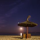 Mond über der Bucht von Alcúdia