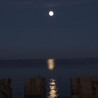 Mond über der Ostsee