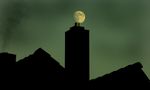 Mond über der Stadt by BineGrimm 
